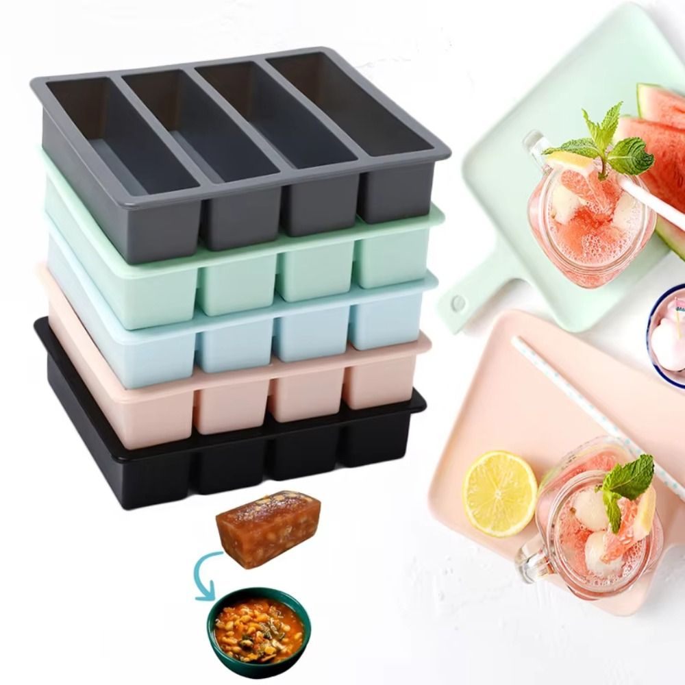 Novo 4 grades de armazenamento - Serving Tray Mold avaliação e preço