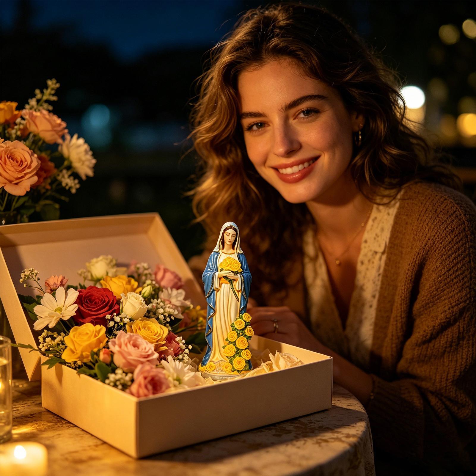Estátua Solar da Virgem Maria  - Crafting Resin avaliação e preço