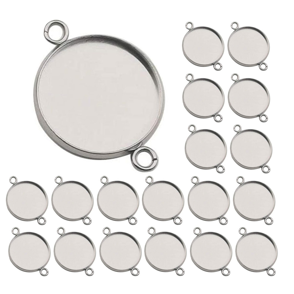 20 peças de bases para joias e - Bezels Set Pendant avaliação e preço