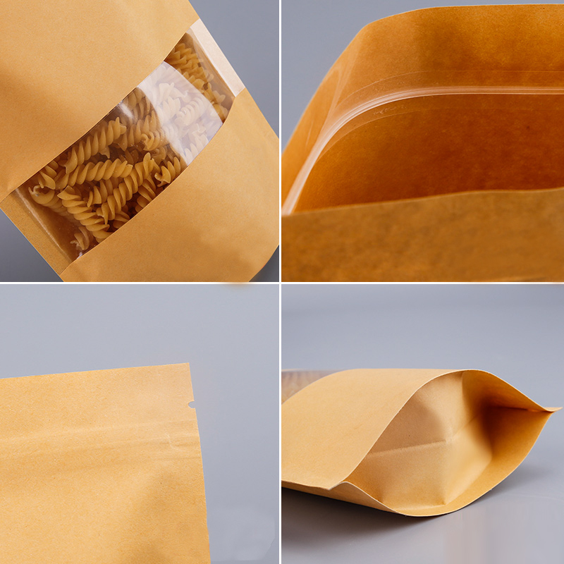 Sacos de papel kraft com janel - Dried Flower Bulk avaliação e preço